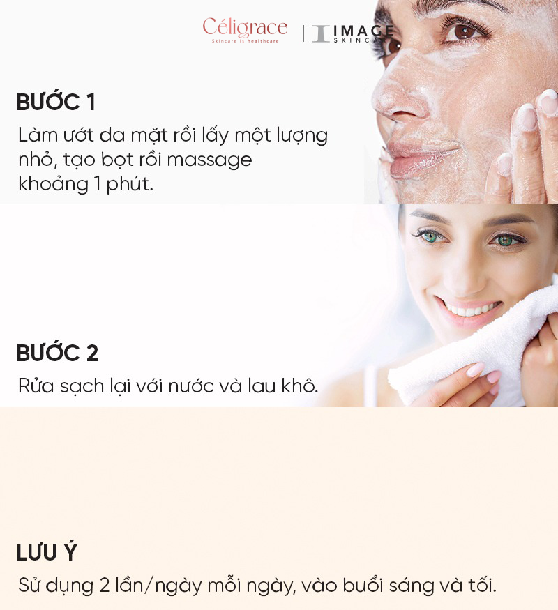 [SPECSAL24] Sữa Rửa Mặt IMAGE Dưỡng Ẩm Làm Trắng Da Vital C Hydrating Facial Cleanser 177ml