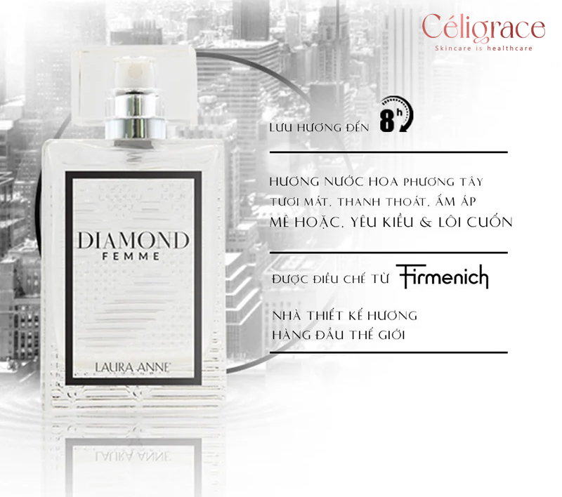 Nước Hoa Nữ Laura Anne Diamond Femme 45ml
