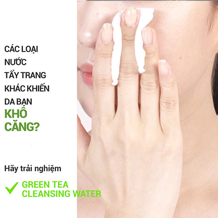 [SPECSAL24] Nước Tẩy Trang Innisfree Green Tea Hydrating Amino Acid Cleansing Water 300ml