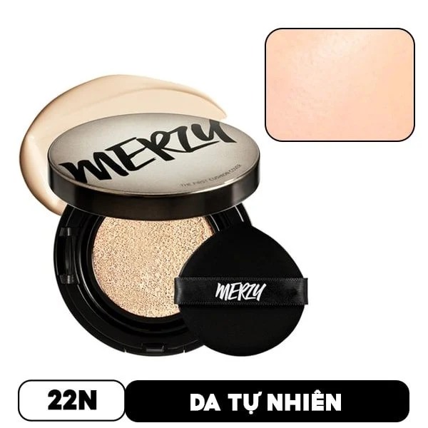 Phấn Nước Merzy Che Phủ Cao, Lâu Trôi The First Cushion Cover SPF50+/PA+++ 13g
