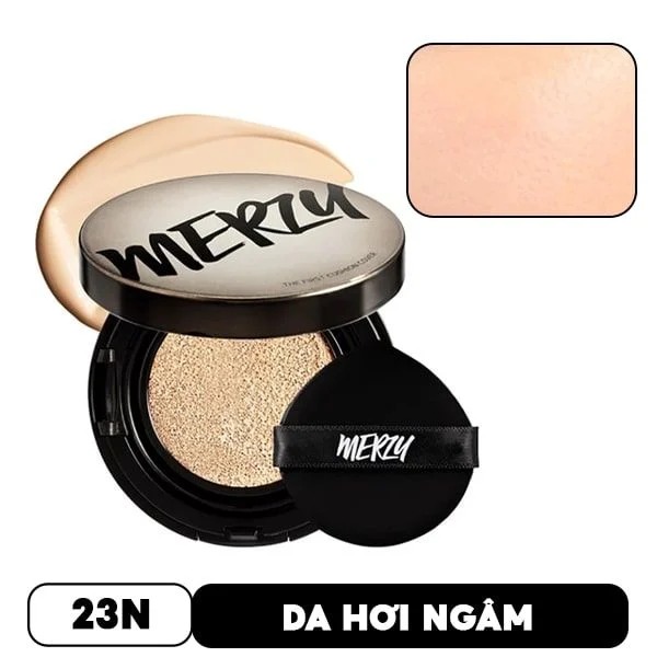 Phấn Nước Merzy Che Phủ Cao, Lâu Trôi The First Cushion Cover SPF50+/PA+++ 13g