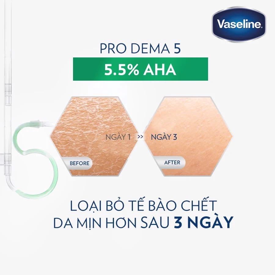 Sữa Dưỡng Thể Vaseline Cấp Ẩm, Dưỡng Da Sáng Mịn Vaseline Pro Derma 250ml