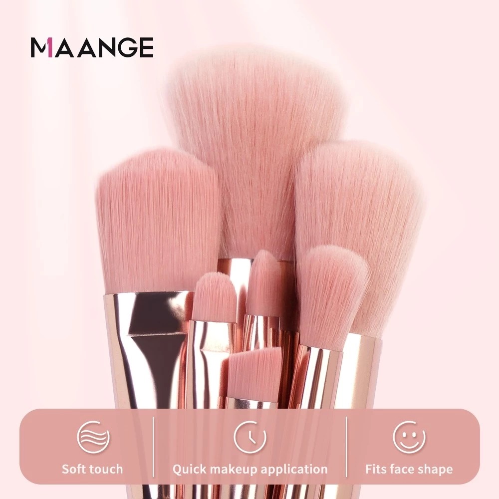 MAANGE - Bộ 7 Cọ Trang Điểm 5861 (Hồng)