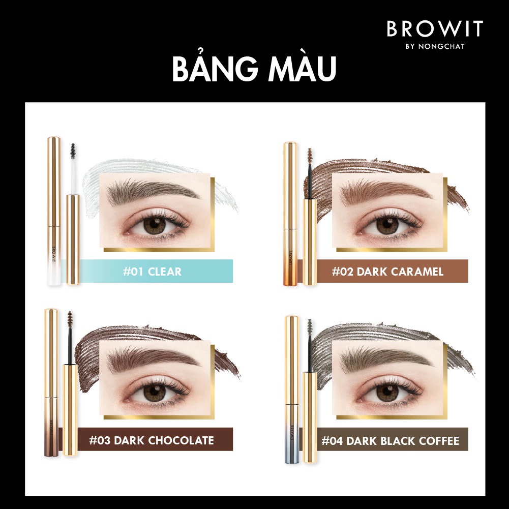 Mascara Định Hình Chân Mày Browit Setting Eyebrow Mascara 2g