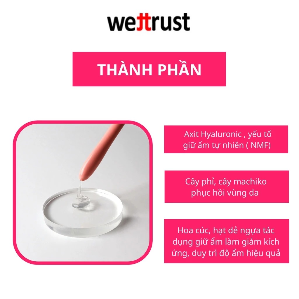 Đũa Thần Gel Dưỡng Ẩm Đa Năng Vùng Kín Wettrust Innergarm Inner Gel Moisturizing1.7g