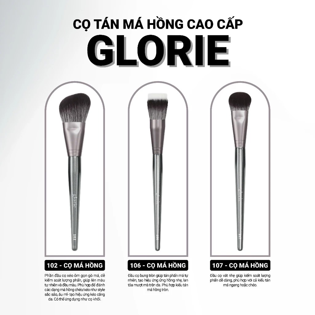 [Cọ Lẻ] Cọ Trang Điểm Chuyên Nghiệp Cao Cấp GLORIE Professional Brush