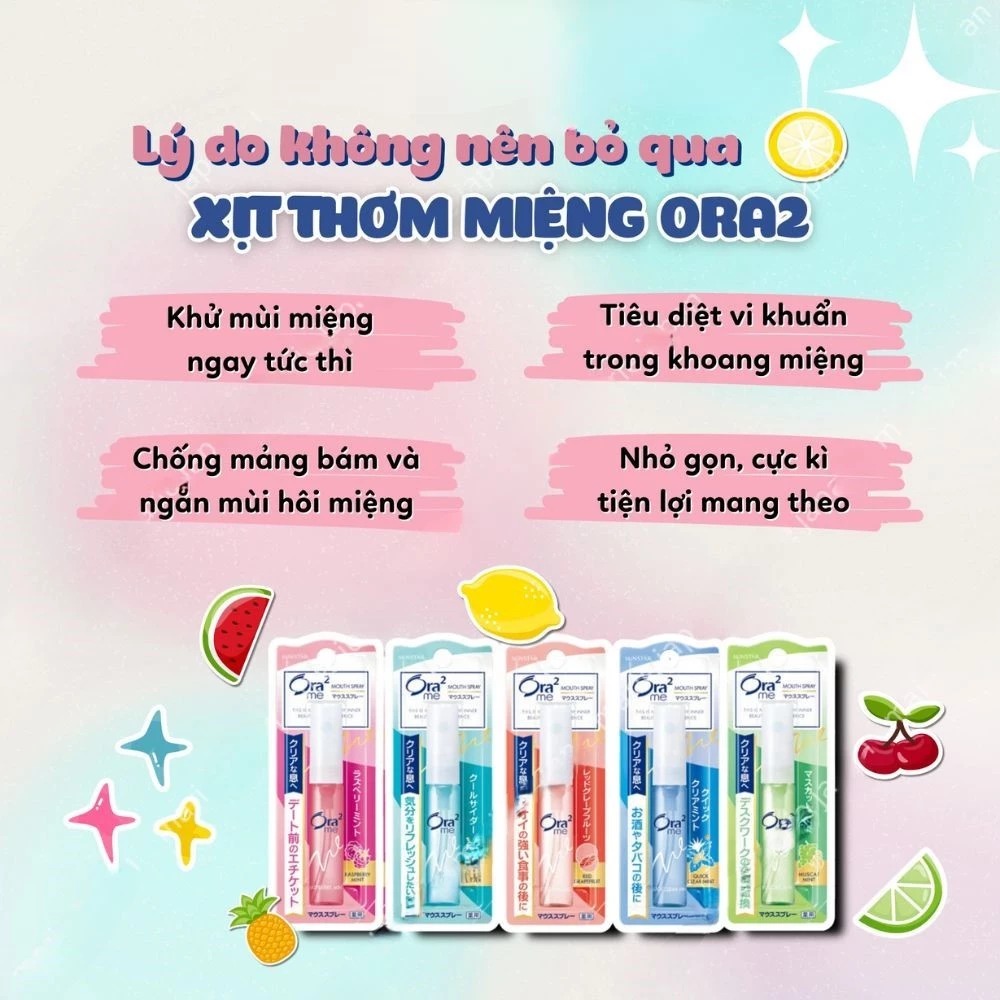 Xịt Thơm Miệng Sunstar Ora2 Me 6ml