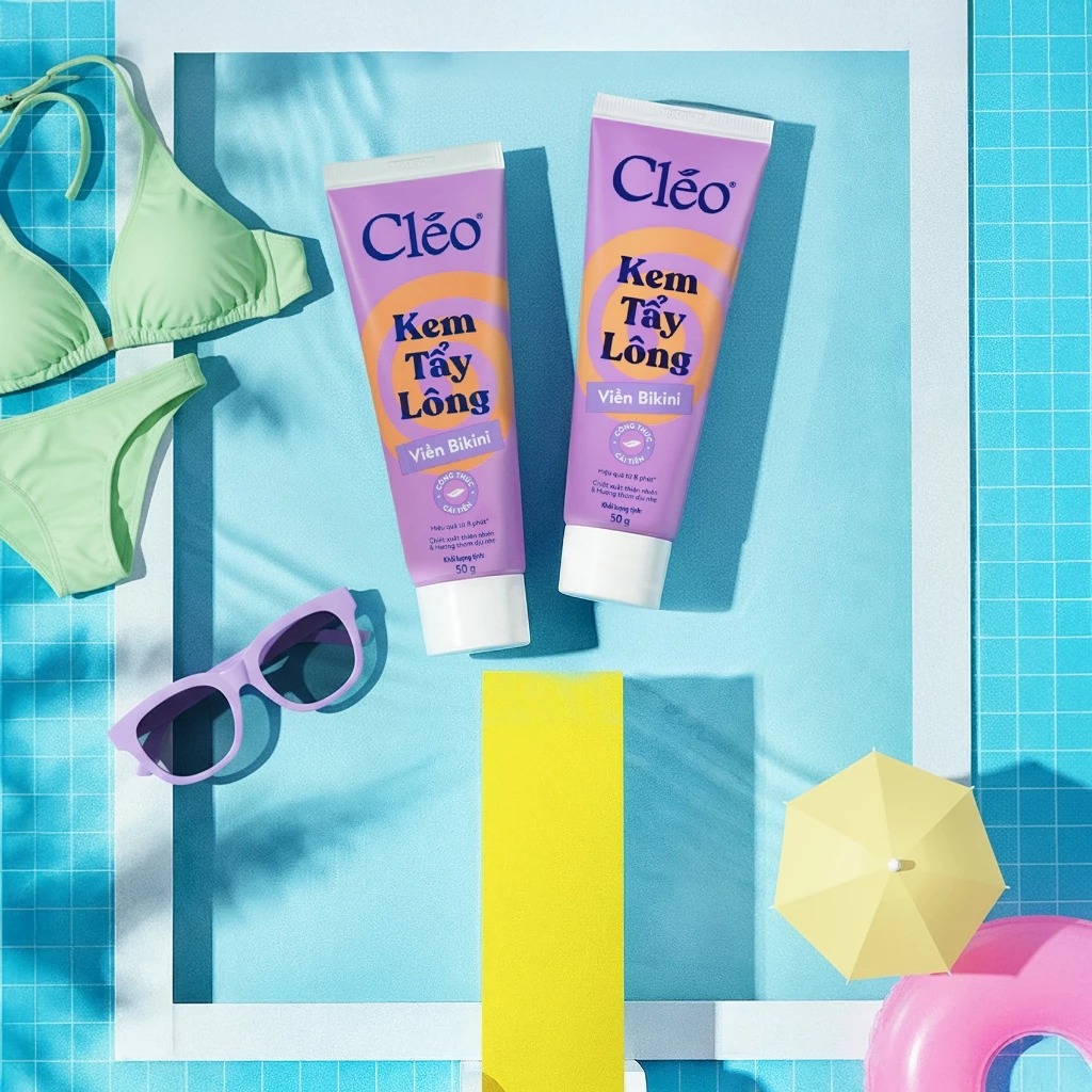 Kem Tẩy Lông Viền Bikini Cléo Từ Khoai Tây & Mật Ong 50g