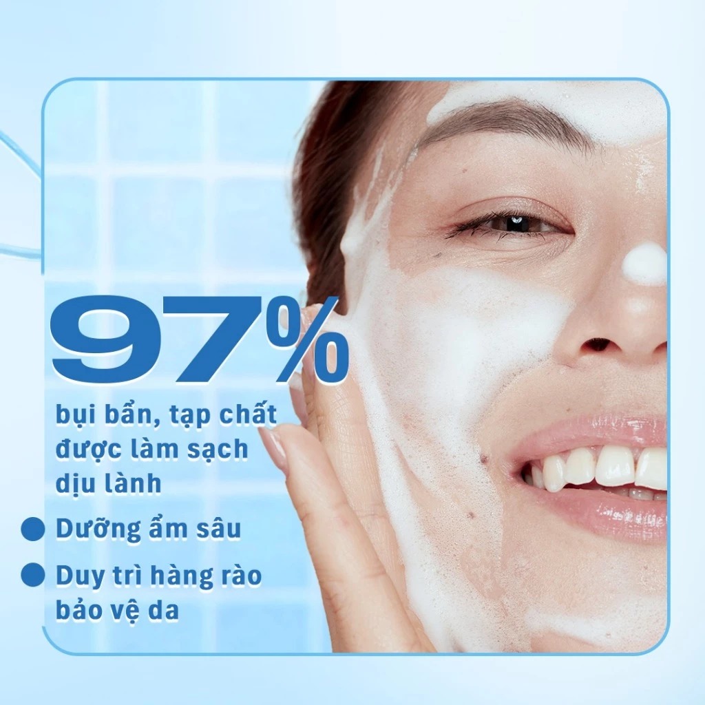 Sữa Rửa Mặt Cetaphil Tạo Bọt Dịu Lành Cho Da Nhạy Cảm Hydrating Foaming Cream Cleanser