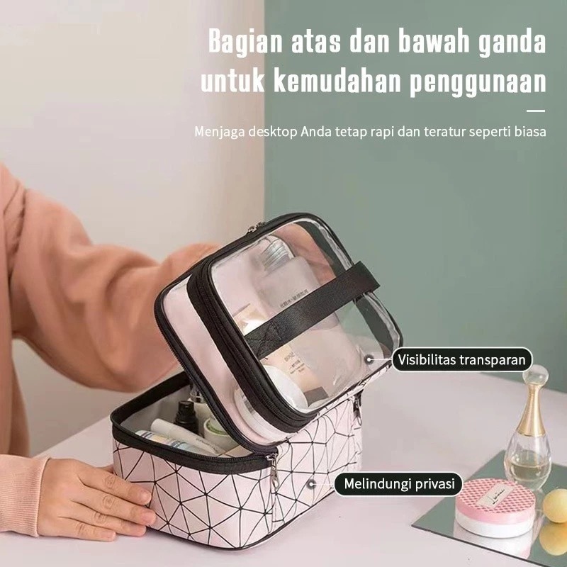 MAANGE - Túi Du Lịch Tiện Lợi Có Khóa Kéo Chống Nước Hai Tầng 0316
