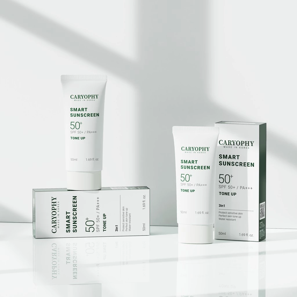 Kem Chống Nắng Caryophy Nâng Tông Smart Sunscreen Tone Up SPF50+/PA+++ 50ml