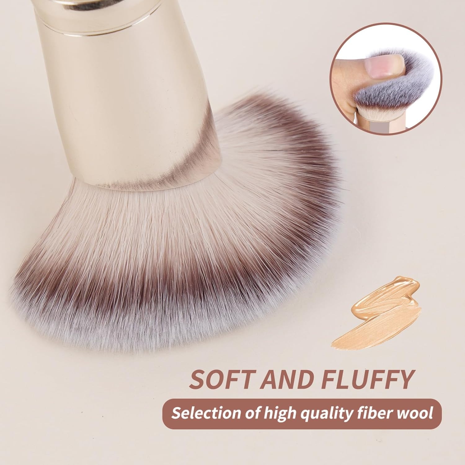 MAANGE - Bộ 5 Cọ Trang Điểm 51737 (Màu Be)