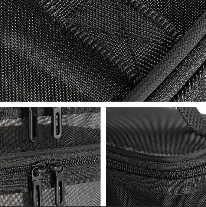 MAANGE - Túi Đựng Mỹ Phẩm Lưới Hai Ngăn 0313