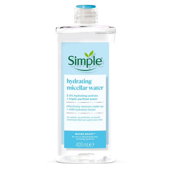 Nước Tẩy Trang Sạch Sâu, Cấp Ẩm Đa Tầng Simple Micellar Water Boost 400ml