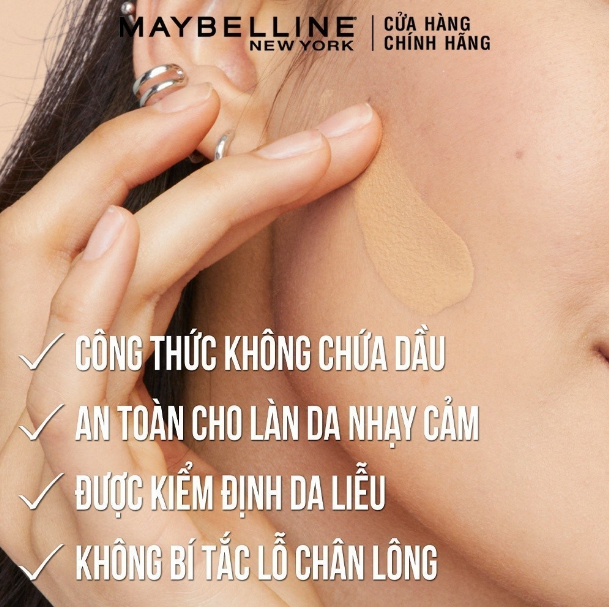 Kem Nền MAYBELLINE Kiềm Dầu, Cho Lớp Nền Mịn Lì Tự Nhiên Fit Me Matte Poreless Foundation 30ml