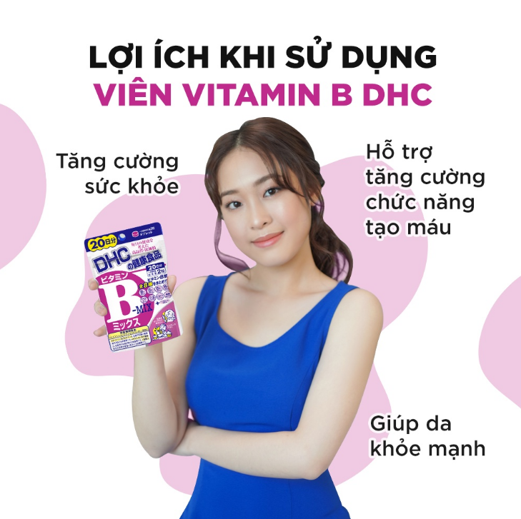Viên Uống DHC Vitamin B Tổng Hợp, Hỗ Trợ Tăng Cường Và Bảo Vệ Sức Khỏe Vitamin B Mix (Dạng Túi)