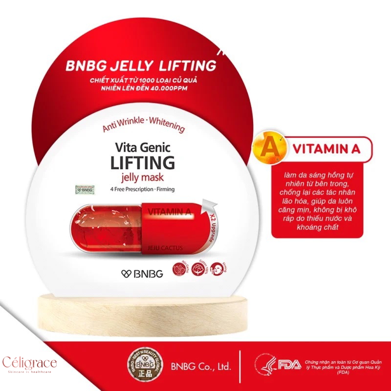 Mặt Nạ Dưỡng Da BNBG Vita Genic Jelly Mask 30ml