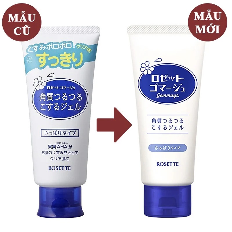 Tẩy Tế Bào Chết Mặt Rosette Chiết Xuất Từ Thiên Nhiên Nhật Bản Gommage Peeling Gel 120g