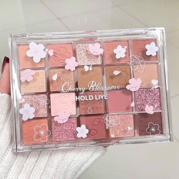 Bảng Phấn Mắt HOLD LIVE 20 Ô Evening Sakura Dance Eyeshadow Palette 34g