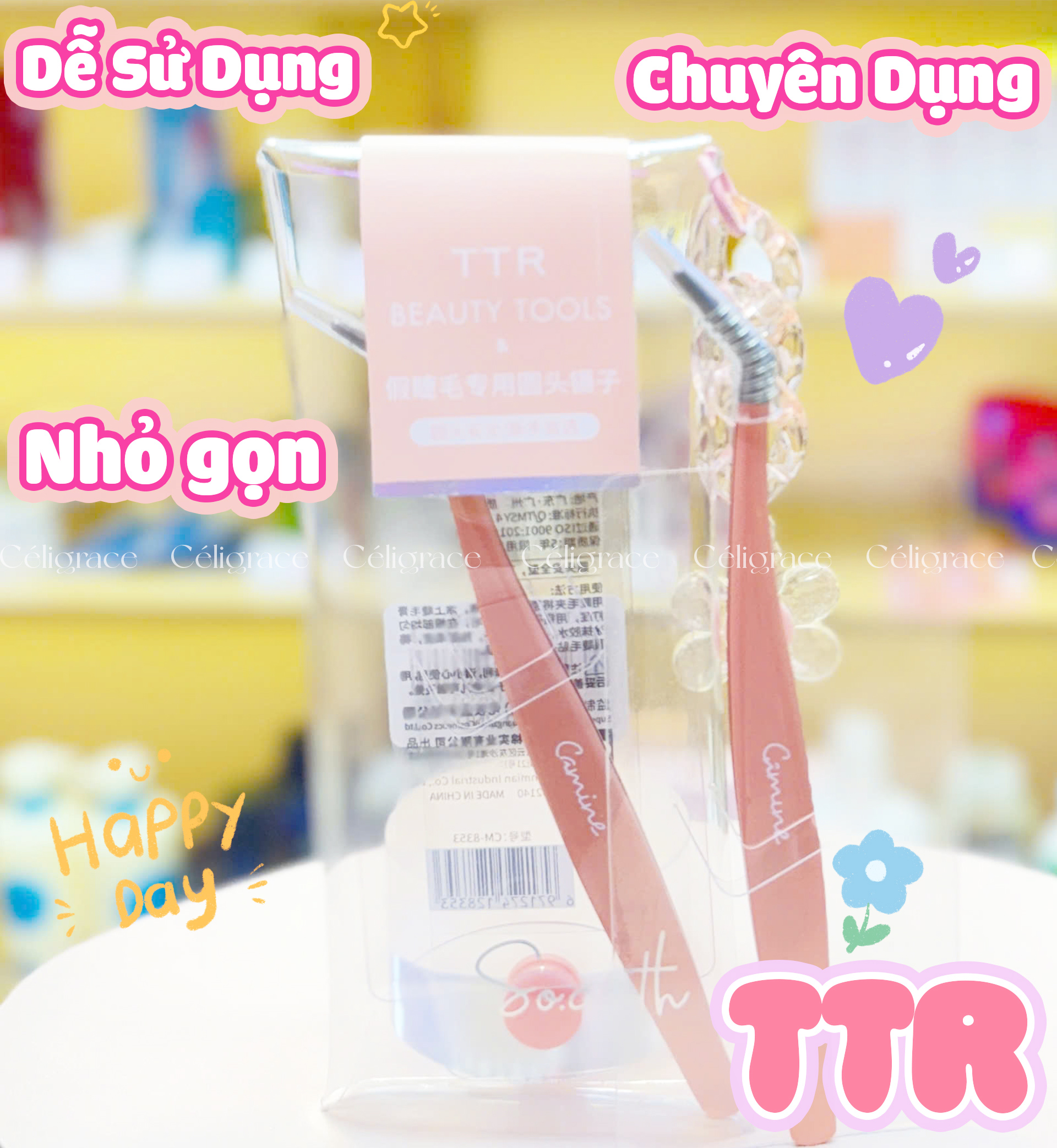 CM-TTR8353 - Nhíp Gắn Mi TTR Chuyên Dụng, Tiện Lợi & Nhỏ Gọn