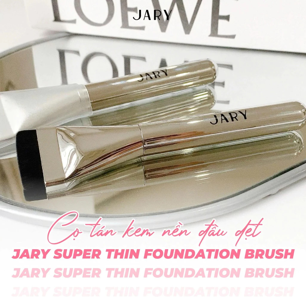 Cọ Tán Kem Nền Dạng Lông Đầu Dẹt JARY Super Thin Foundation Brush
