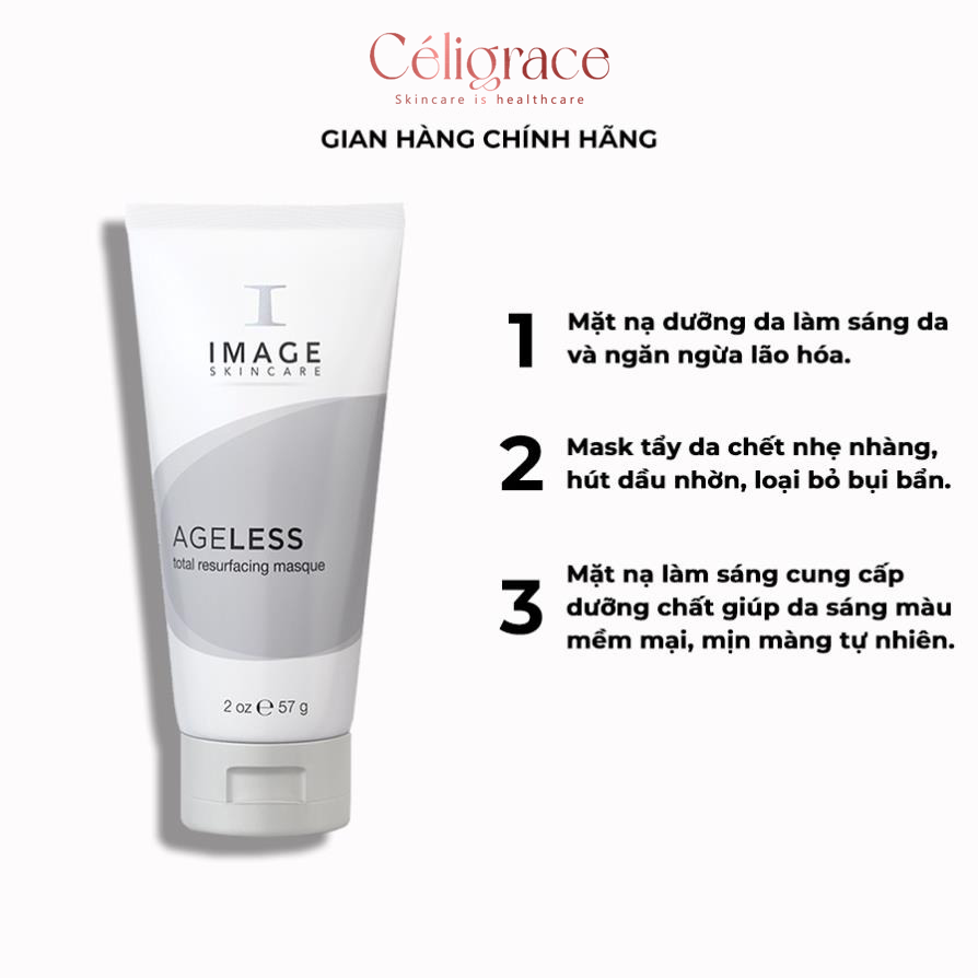 [CLESAL2401 - DATE 02/2024] Mặt Nạ IMAGE Giảm Mụn, Ngừa Lão Hóa Ageless Total Resurfacing Masque 57g