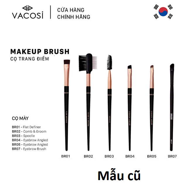 BR03 - Cọ Mi Cuốn Xoắn VACOSI Brow & Lash Brush