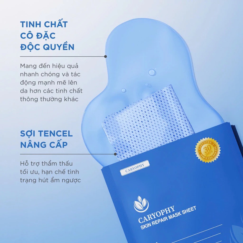 Mặt Nạ Caryophy Phục Hồi Da Đa Năng Skin Repair Mask Sheet 25g