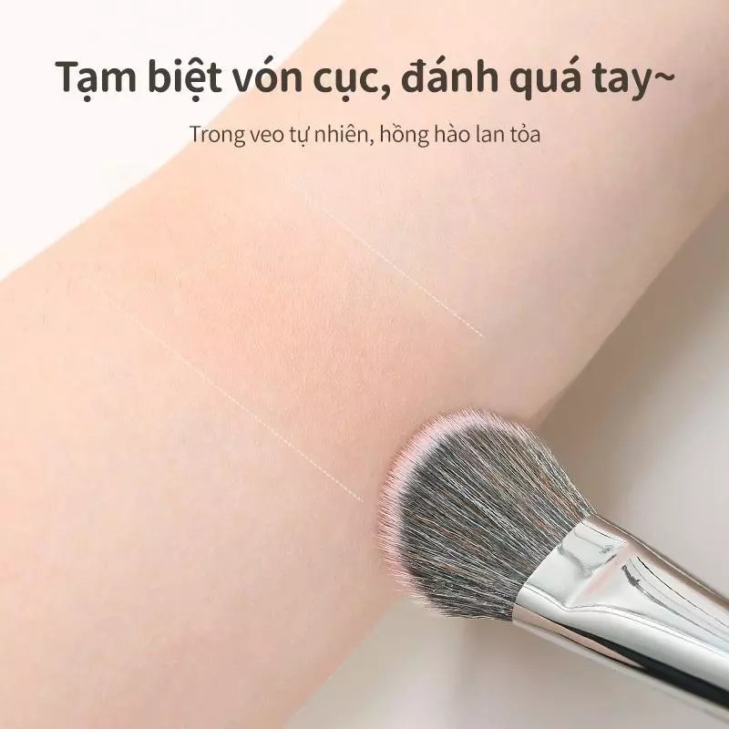 Cọ Má Hồng Vát GUOXIAONIU Rose Gold Slope Blush Brush #402