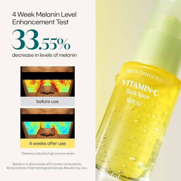 Tinh Chất GOODAL Hỗ Trợ Làm Sáng Da, Mờ Đốm Nâu Green Tangerine Vita C Dark Spot Care Serum 40ml