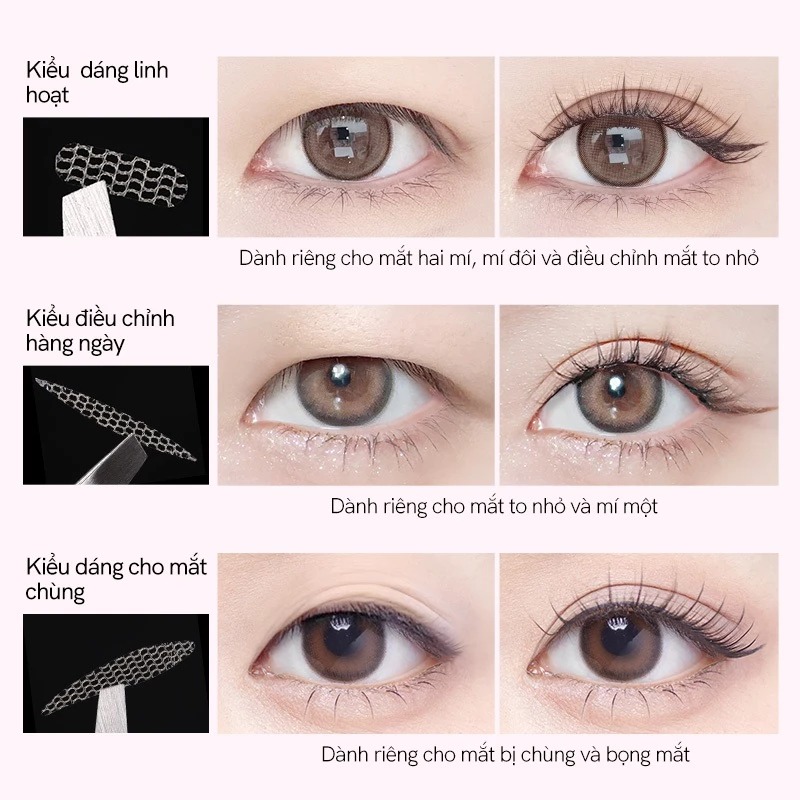 Miếng Dán Kích Mí Lưới MLEN DIARY Tàng Hình Phù Hợp Mọi Dáng Mắt
