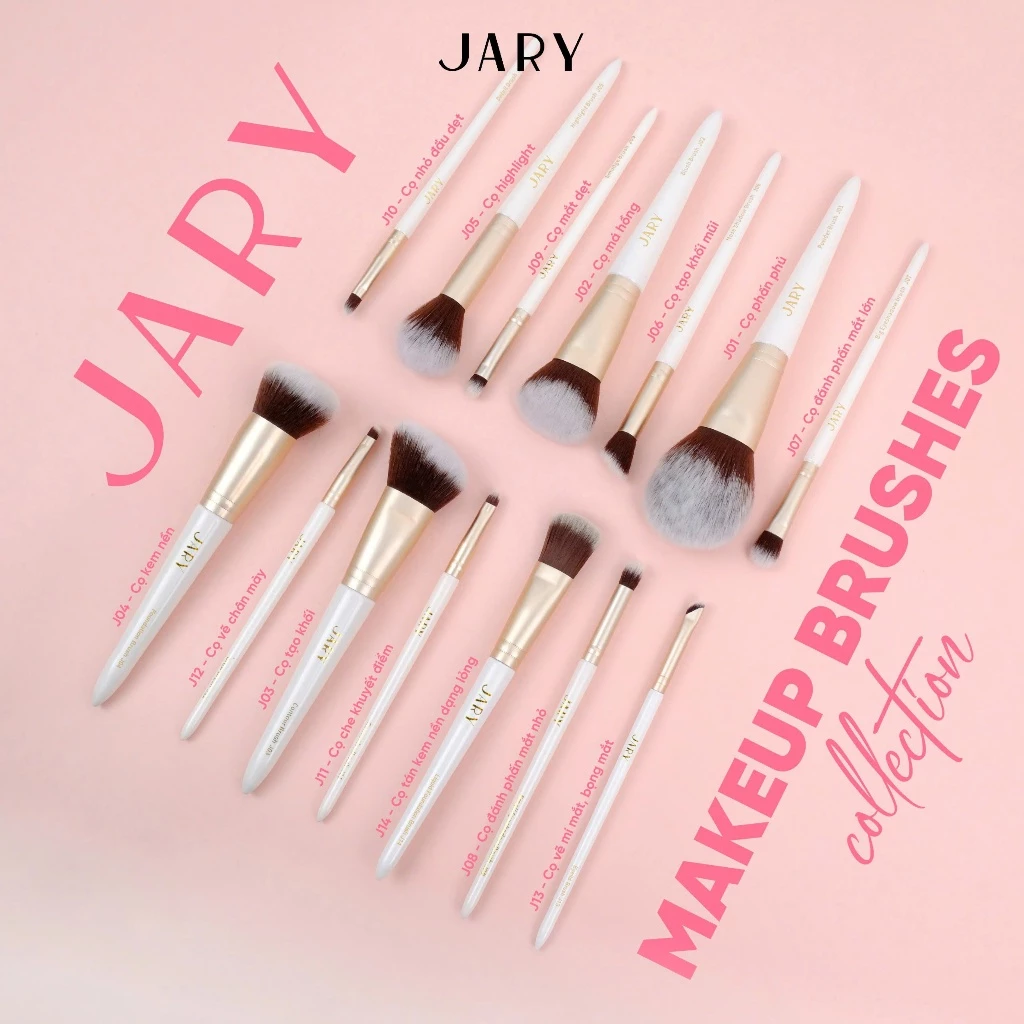 Cọ Trang Điểm Cao Cấp Thuần Chay JARY Makeup Bush