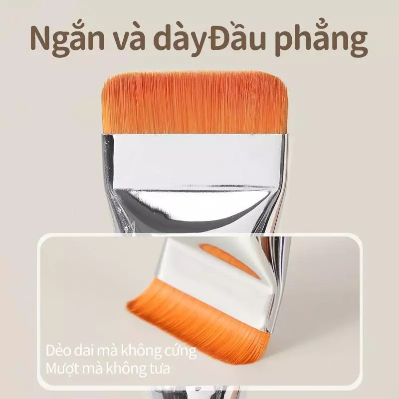 Cọ Tán Nền Đầu Dẹt GUOXIAONIU Rose Gold Foundation Brush #370