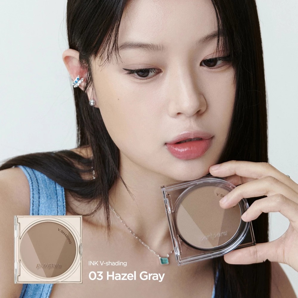 Phấn Tạo Khối Mềm Mịn Khuôn Mặt Thon Gọn PERIPERA Ink V Shading 9.5g