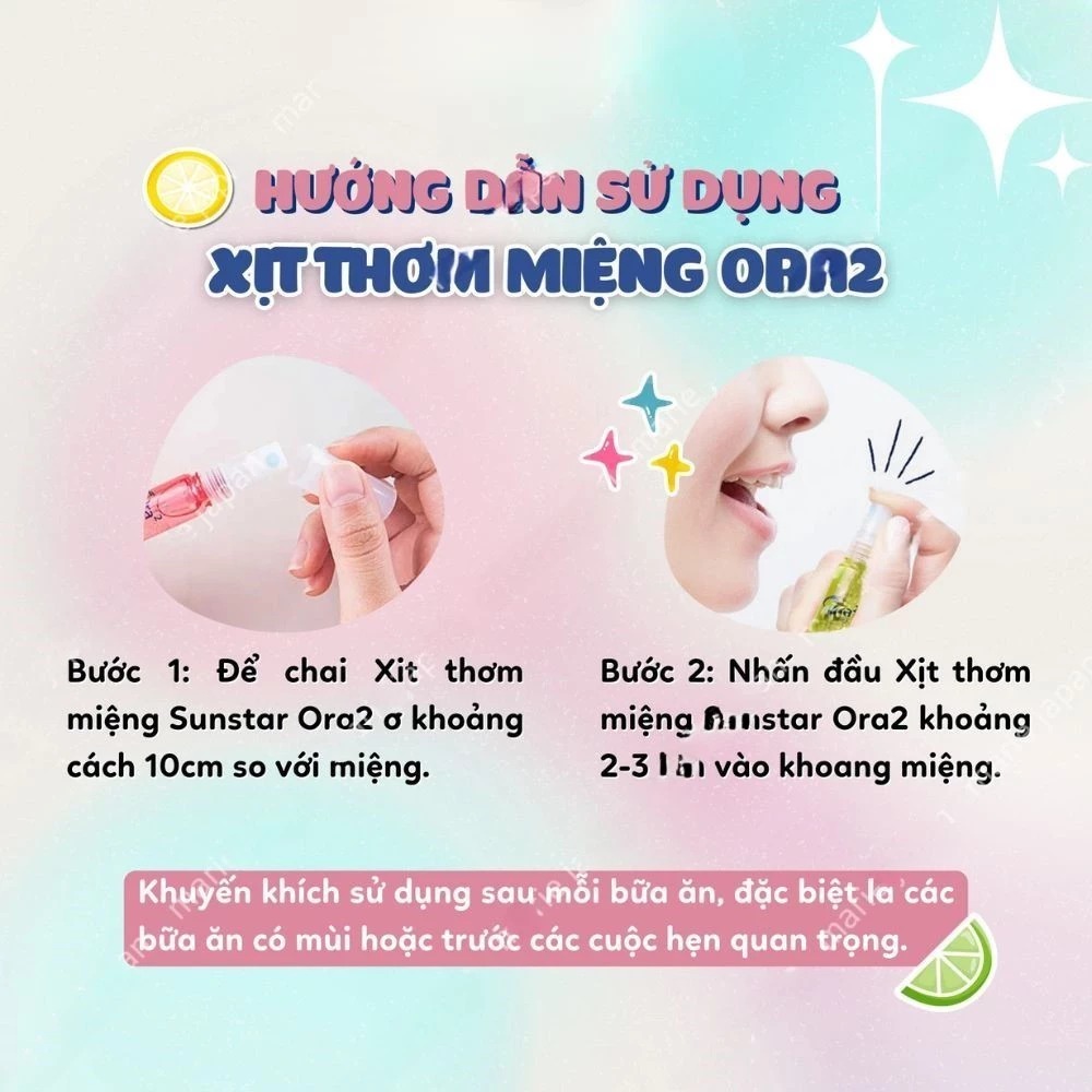 Xịt Thơm Miệng Sunstar Ora2 Me 6ml