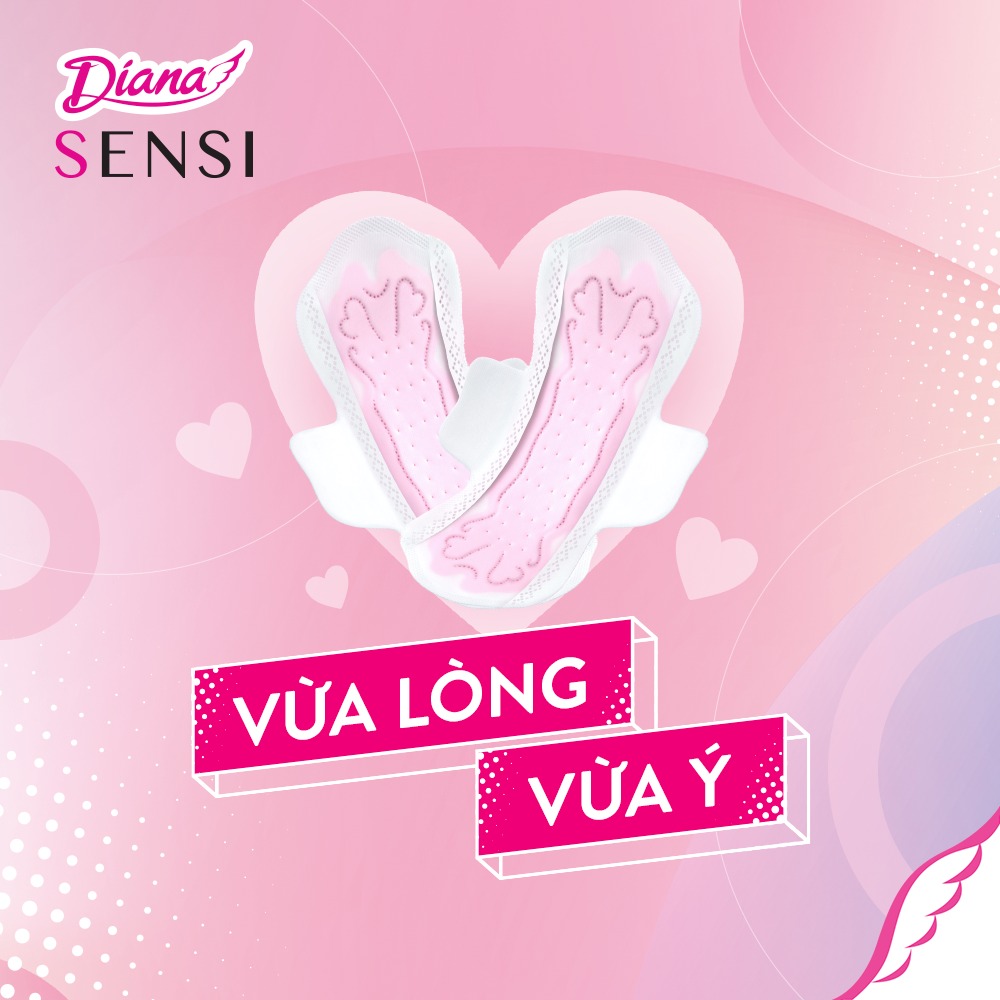 Băng Vệ Sinh Diana Sensi Mặt Bông Siêu Mỏng