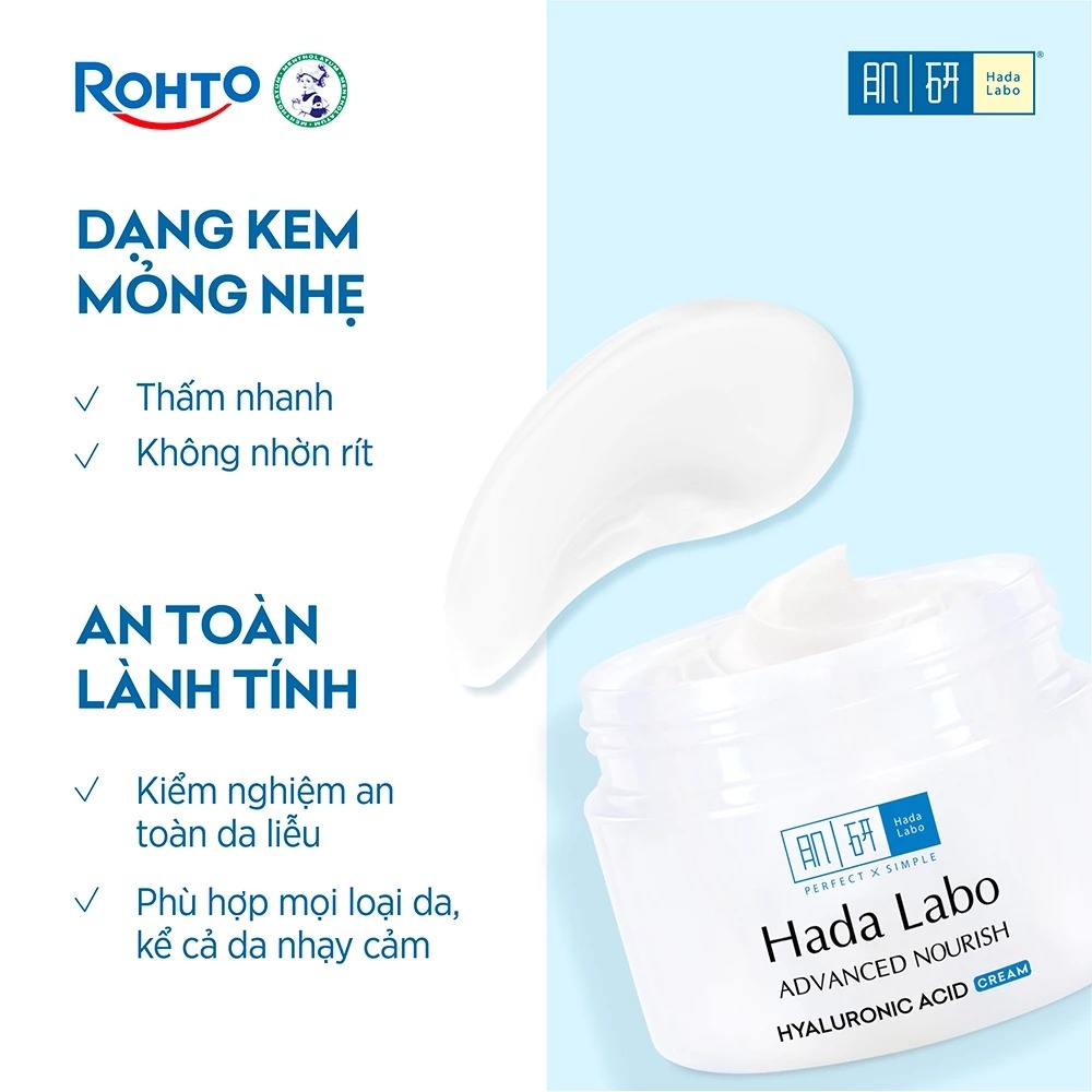 Kem Dưỡng Ẩm Hada Labo Advanced Nourish Hyaluron Cream 50g