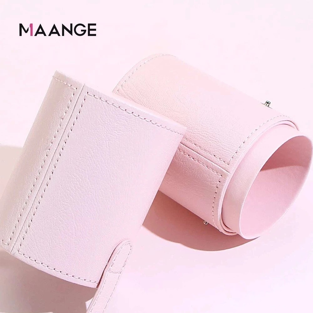 MAANGE - Ống Đựng Cọ Có Ghim Cài 1408 (Hồng)
