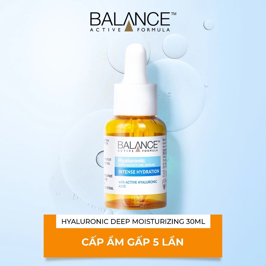 Tinh Chất Balance Dưỡng Ẩm Da Active Formula Hyaluronic Deep Moisture Serum 30ml