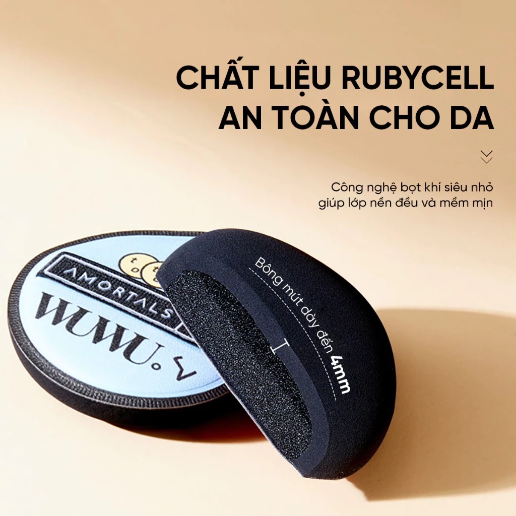 Set 2 Bông Mút Trang Điểm AMORTALS Powder Puff
