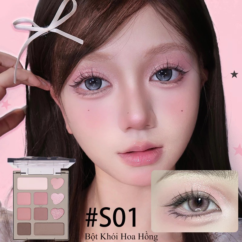 Bảng Phấn Mắt Mini 10 Ô VEECCI 4.2g