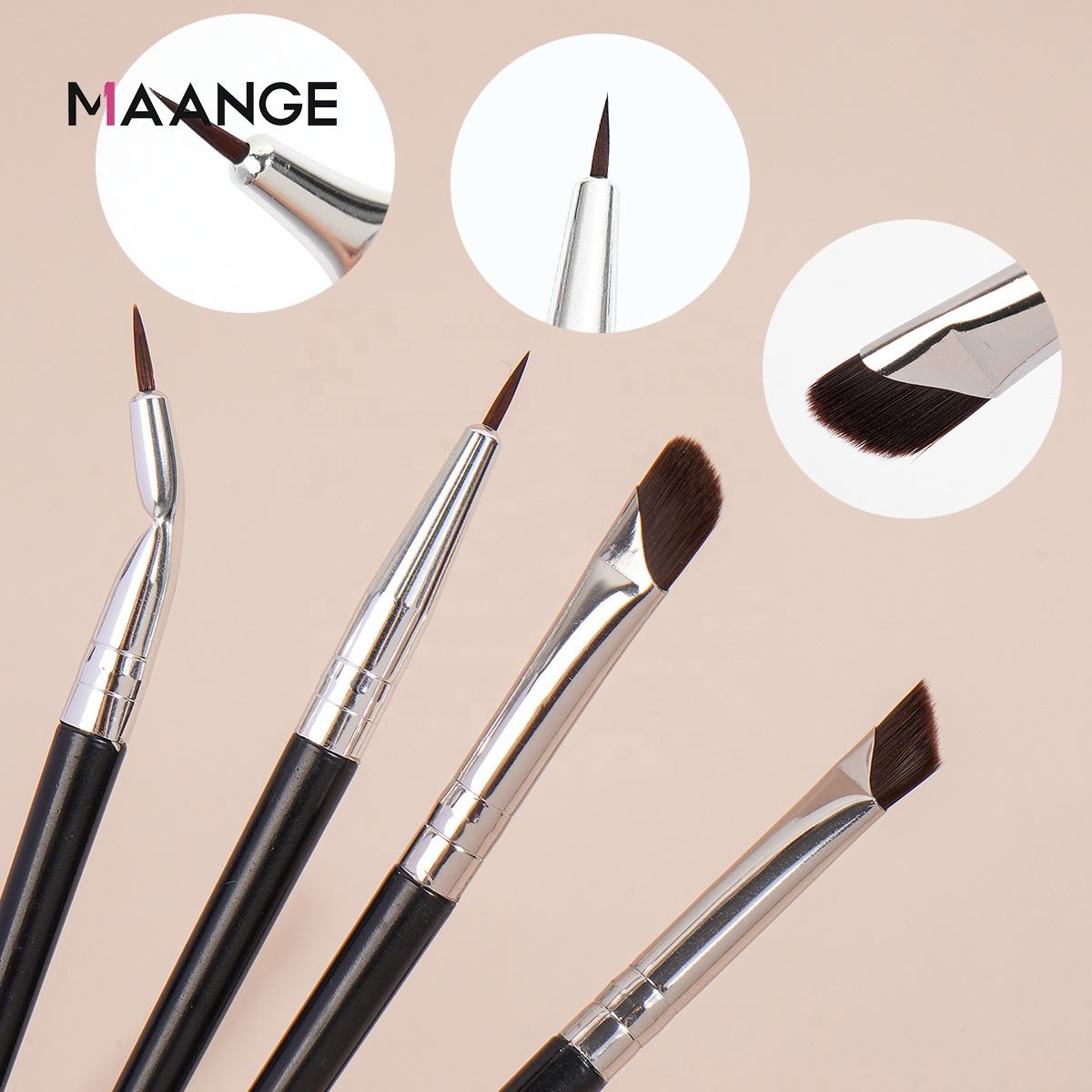MAANGE - Bộ 4 Cọ Kẻ Mắt 51594HY