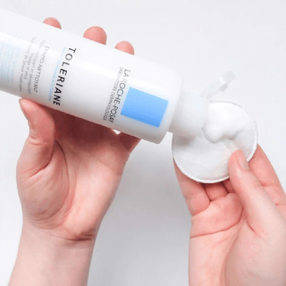 [SPECSAL24] Sữa Rửa Mặt Và Tẩy Trang Cho Da Quá Nhạy Cảm La Roche-Posay Toleriane Dermo Cleanser - Cleansing & Make-Up Removal Fluid 200ml