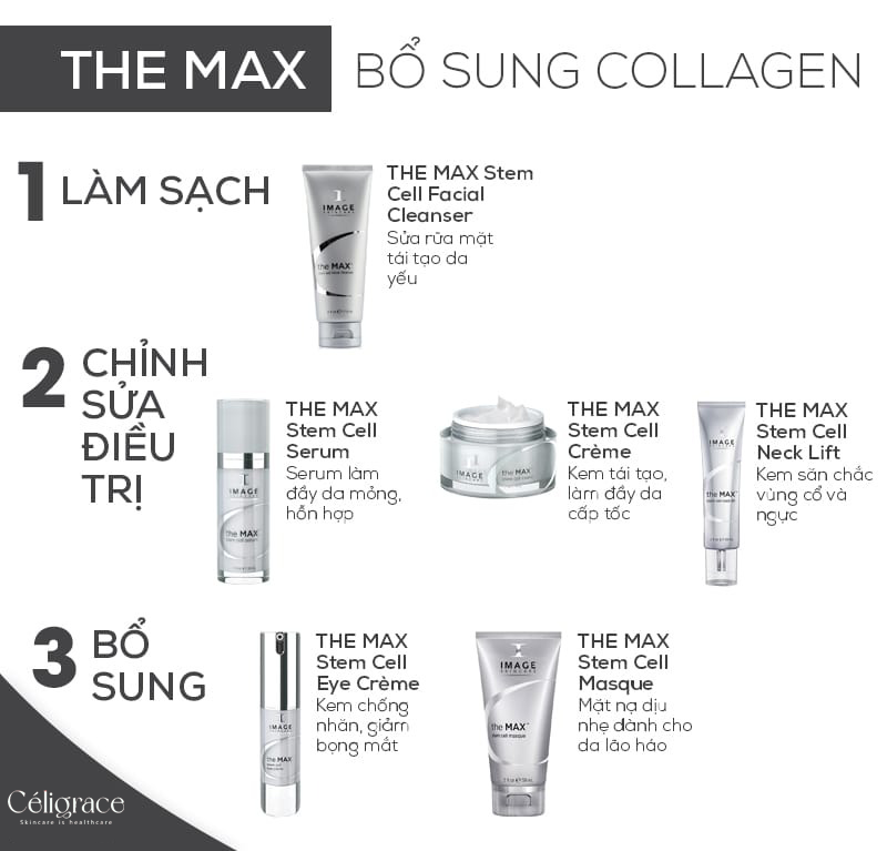 [CLESAL2401 - DATE 07/2024] Serum IMAGE Phục Hồi, Trẻ Hóa Da The Max Stem Cell Serum 30ml