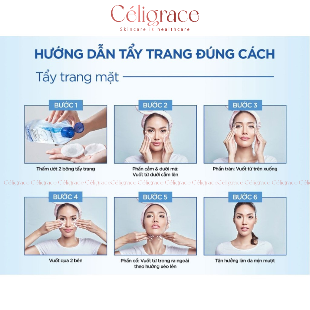 Nước Tẩy Trang L'OREAL Làm Sạch Sâu Trang Điểm Micellar Water 3-in-1 Deep Cleansing Even For Sensitive Skin (Nắp Xanh Đậm)