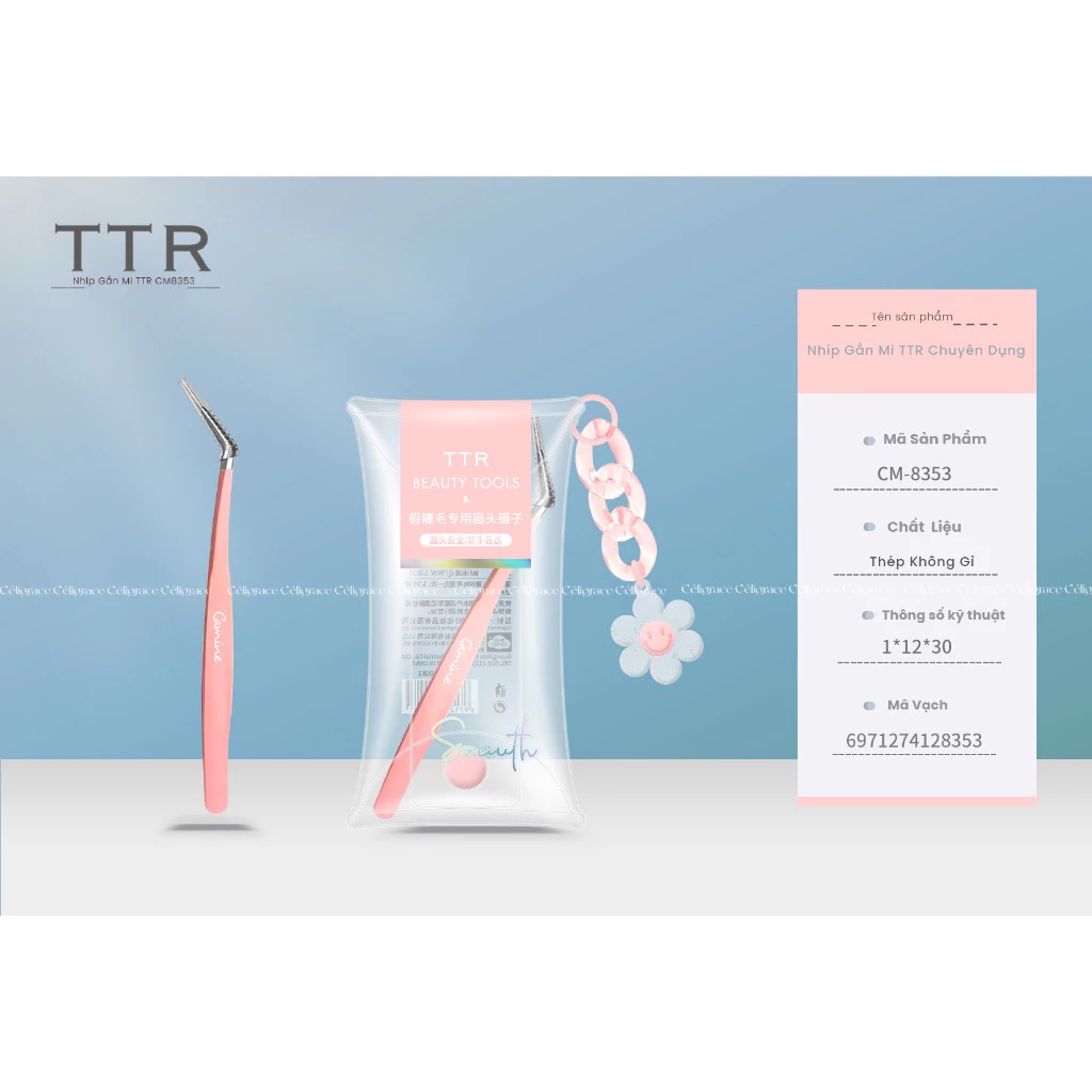 CM-TTR8353 - Nhíp Gắn Mi TTR Chuyên Dụng, Tiện Lợi & Nhỏ Gọn