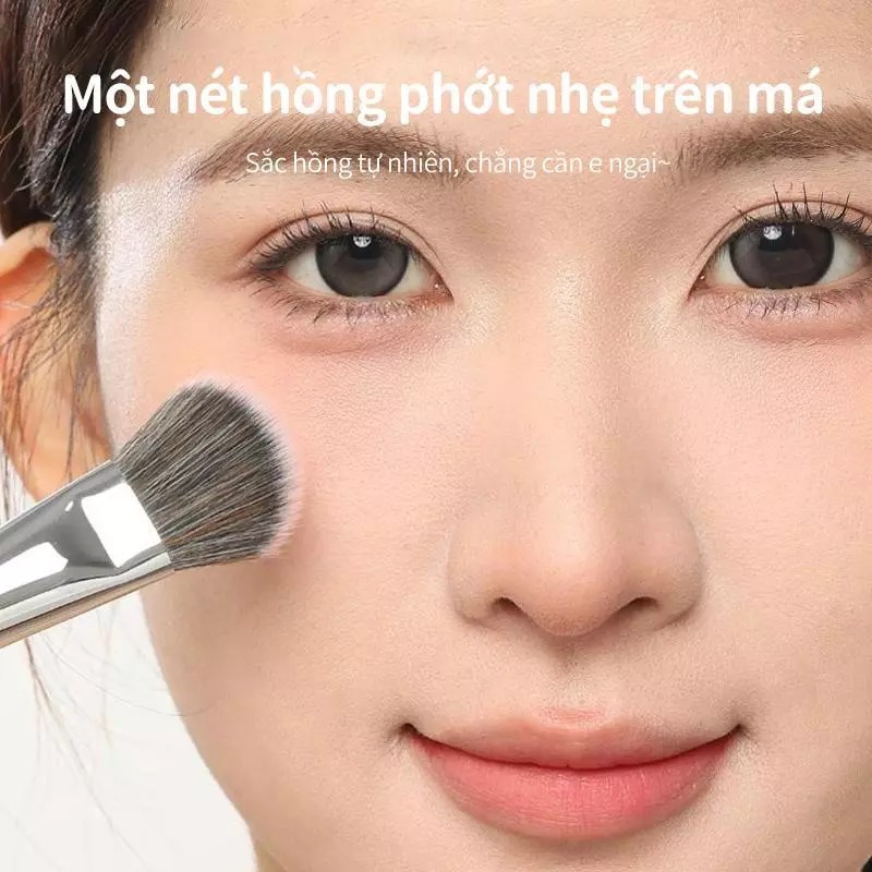 Cọ Má Hồng Vát GUOXIAONIU Rose Gold Slope Blush Brush #402