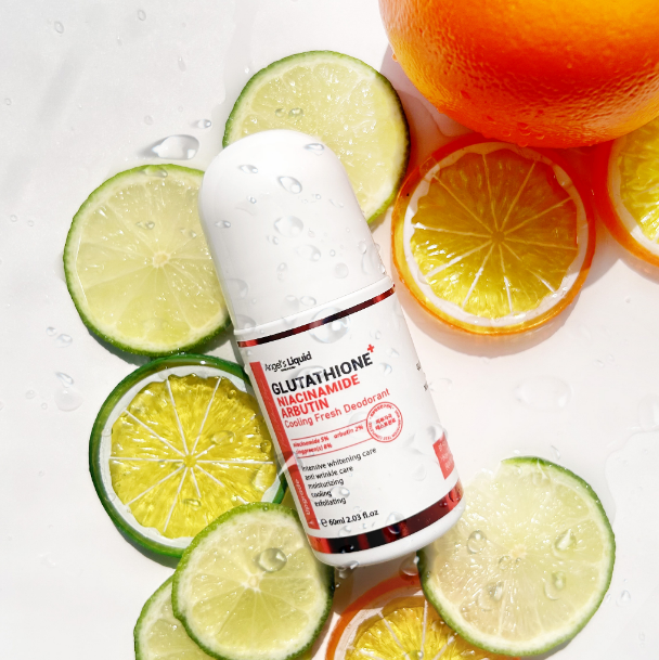 Lăn Khử Mùi Angel's Liquid Mờ Thâm, Dưỡng Trắng Da Glutathione+ Niacinamide Arbutin Cooling Fresh Deodorant 60ml (Mẫu Mới)