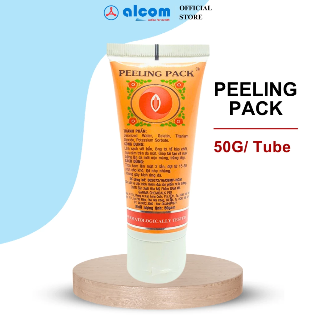 Keo Lột Mụn Peeling Pack Gamma Tuýp 50Gr (HSD 11/2025)