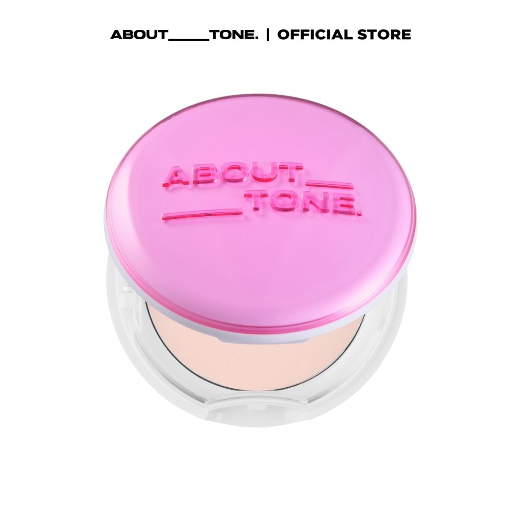 Phấn Phủ Nén Có Nhũ, Kiềm Dầu About Tone Raise Your Beauty Tone Glow 8g (Hồng)